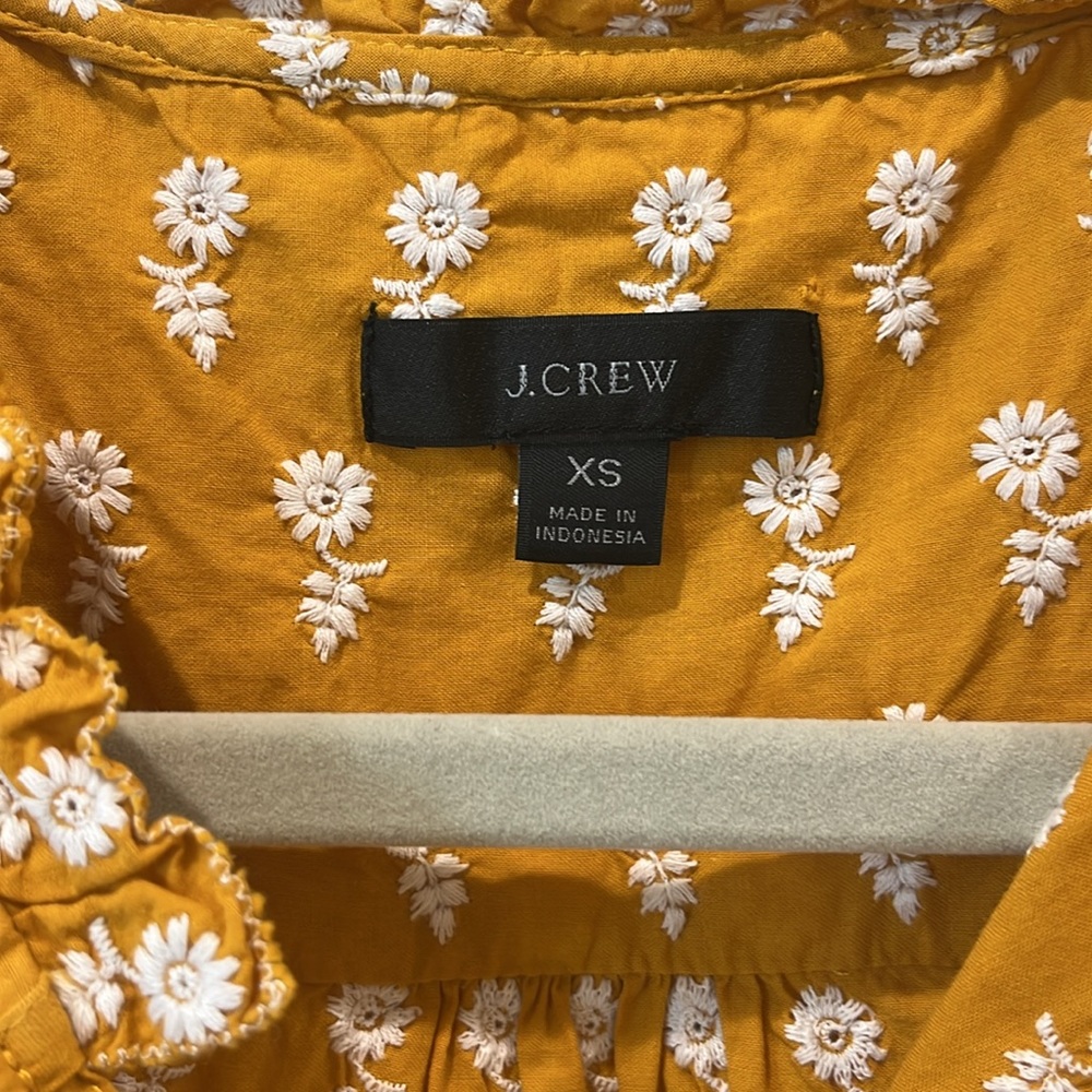 J.Crew ruffle trim blouse - Picture 3 of 9